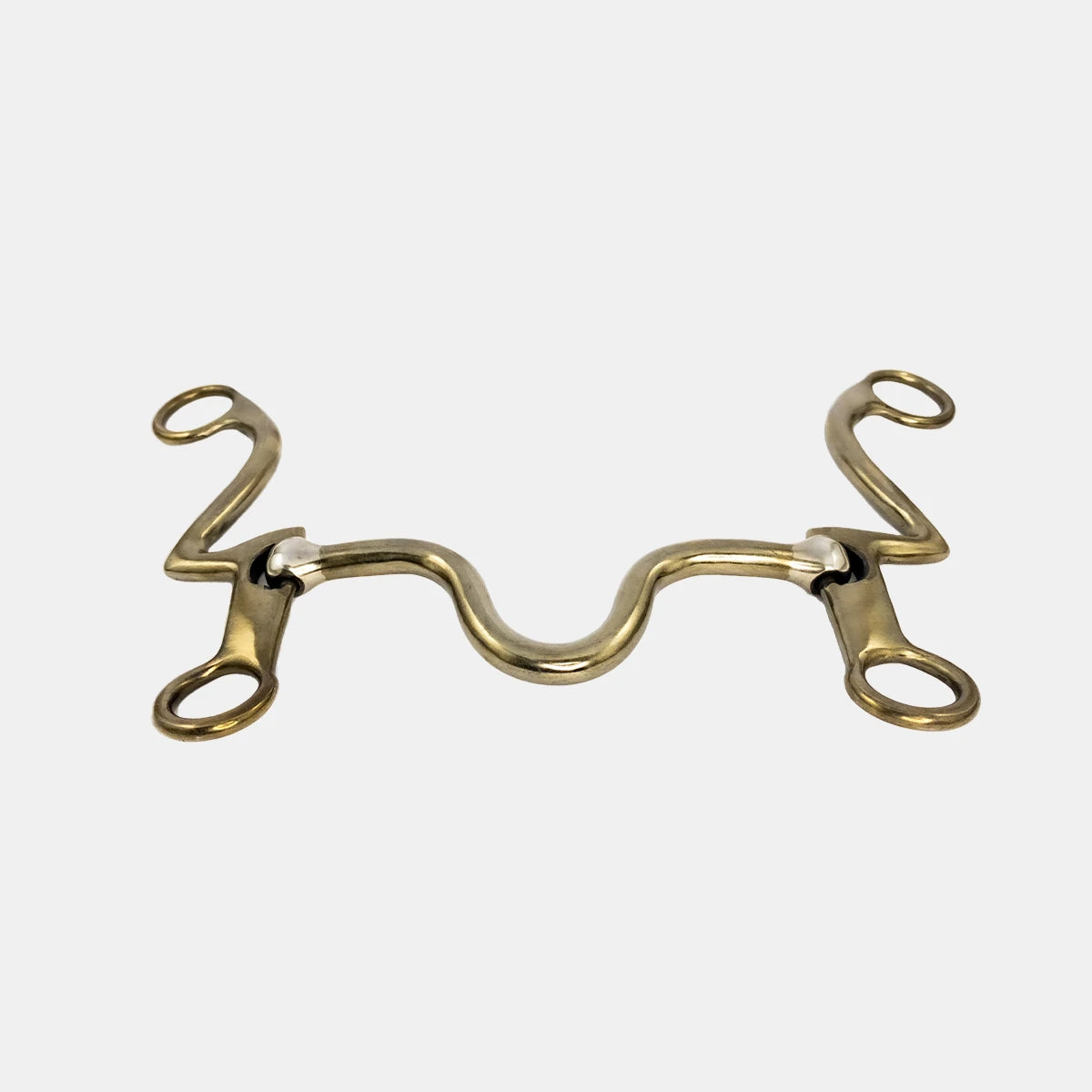 Western Style Horse Bit - Half Curved Design Cow Boy Shank