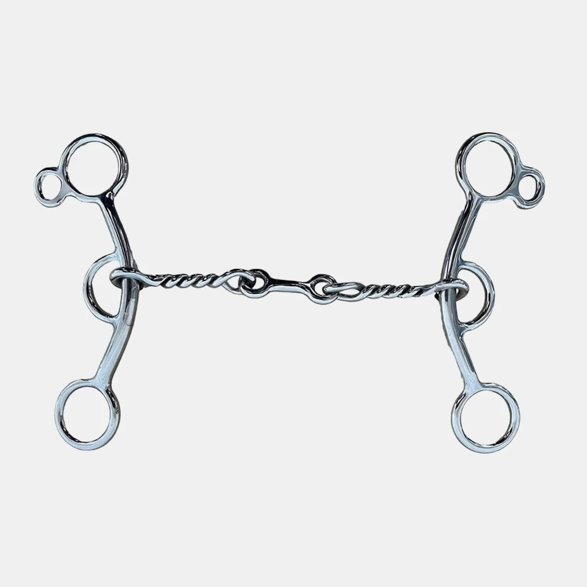 Western Style Stainless Steel Horse Bit - Dog Bone Design