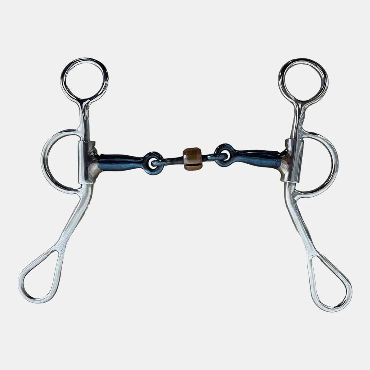 Western Style Stainless Steel Horse Bit Copper Ball Design