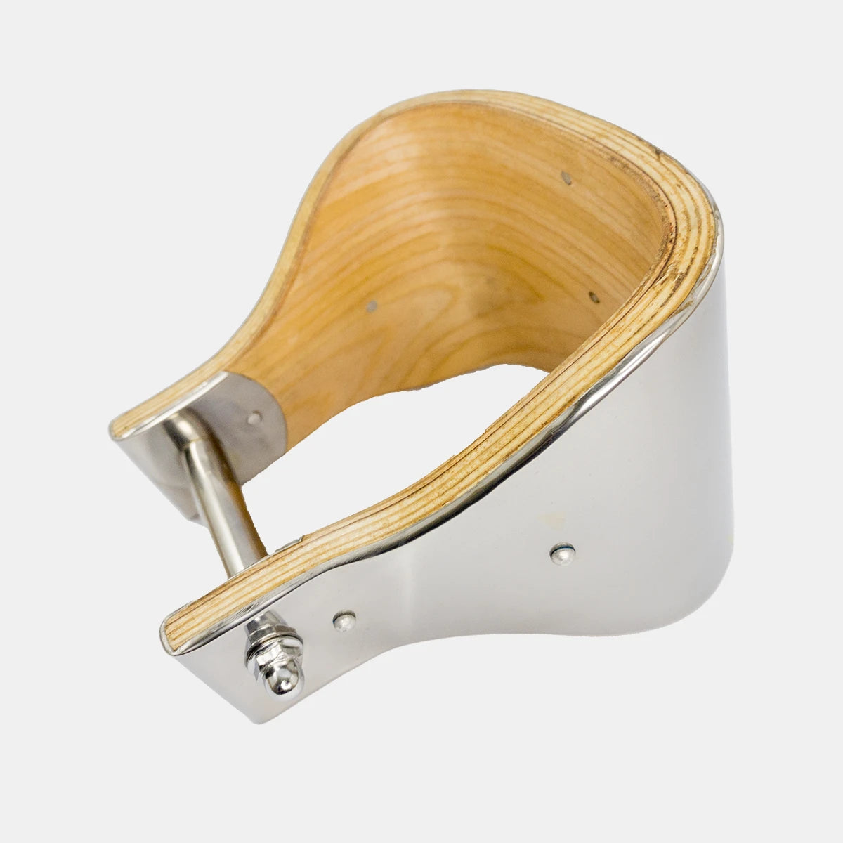 Western Style Wooden Wide Bell Saddle Steel Covered Stirrup