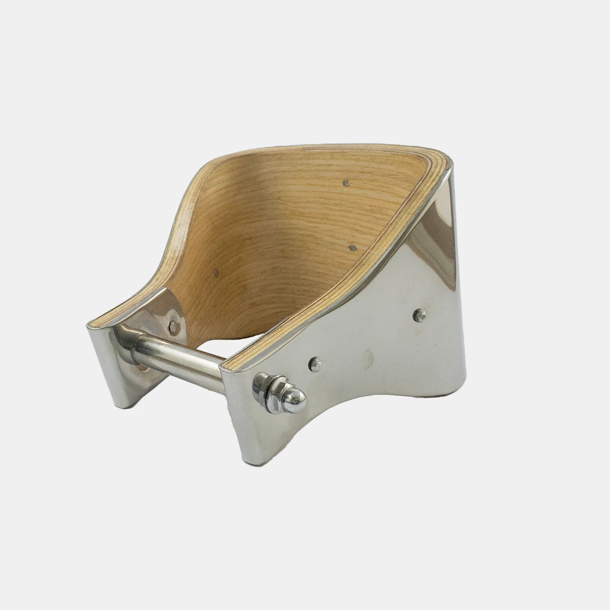 Western Style Wooden Wide Bell Saddle Steel Covered Stirrup